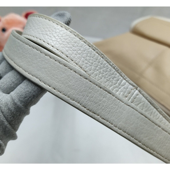 Coach Penelope Beige Pebbled Leather Turnlock Front Pocket Zipper Shoulder Bag - Picture 6 of 16